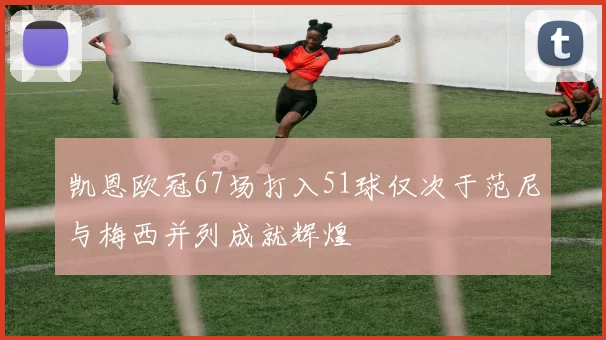 凯恩欧冠67场打入51球仅次于范尼与梅西并列成就辉煌